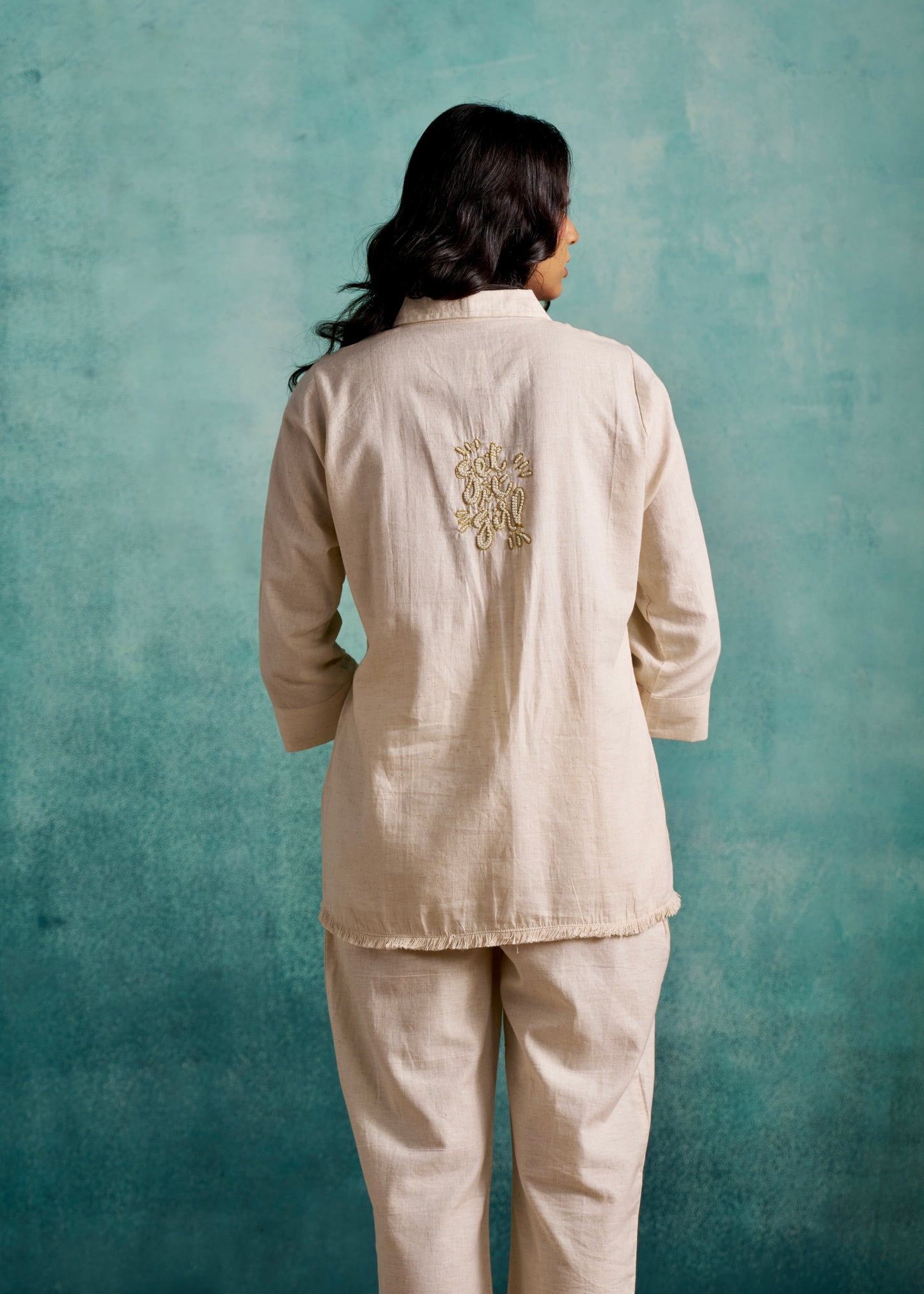 Ivyra Beige Co ord set