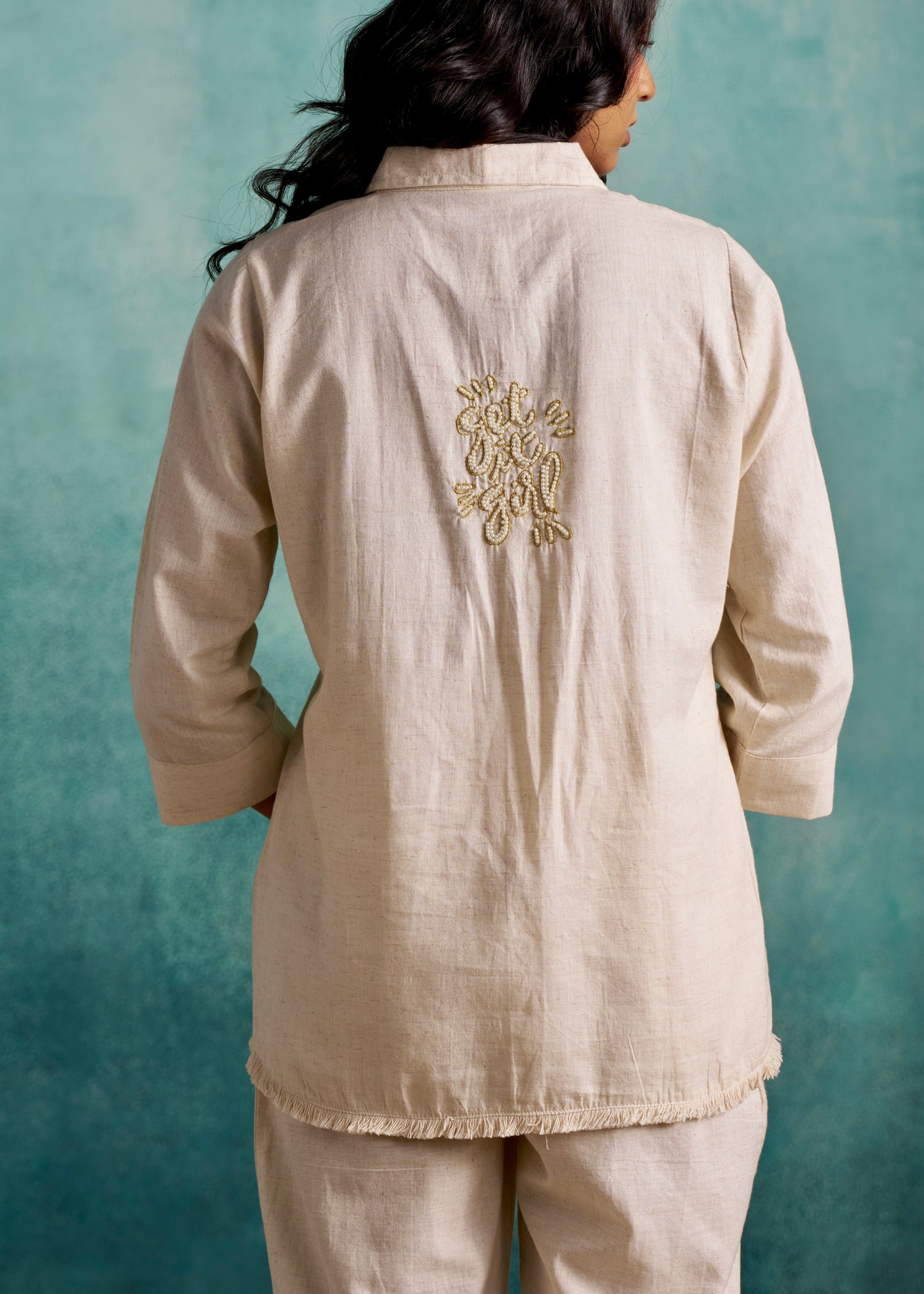 Ivyra Beige Co ord set